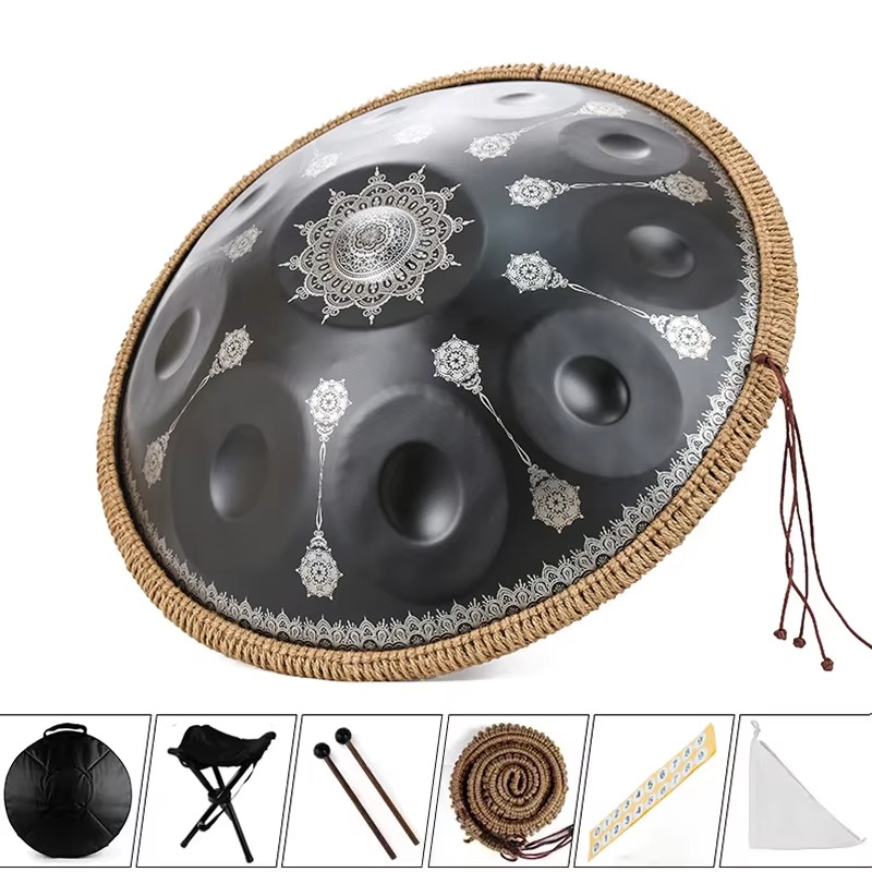 Musical Instrument Handpan - طبل هاندبان بتردد 440 هرتز و432