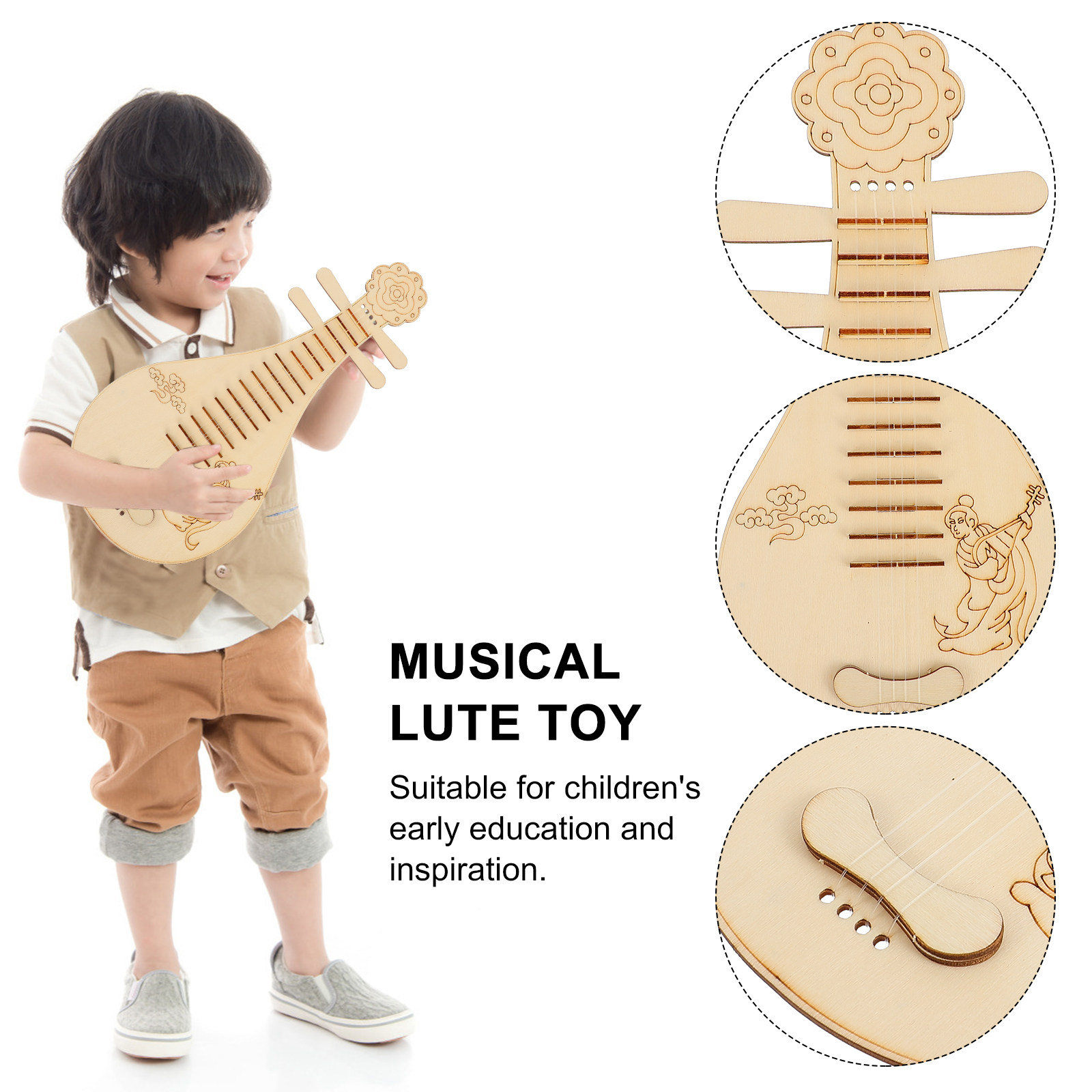 مجموعة أدوات صنع آلة اللوت للأ - مراجعة Musical Instrument Family وسعره