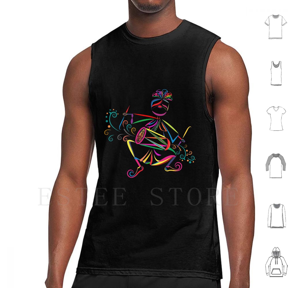 Dhol Player Tank Tops Vest Sle - مراجعة Musical Instrument In India وسعره