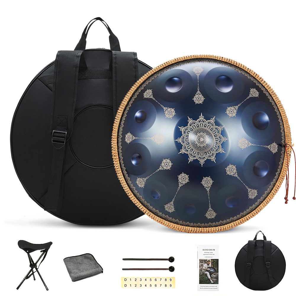 طبل هاندبان بـ 10 نغمات، 22 بو - مراجعة Musical Instrument Handpan وسعره