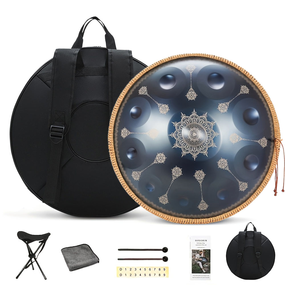 طبل هاندبان بـ 10 نغمات، 22 بو - مراجعة Musical Instrument Handpan وسعره