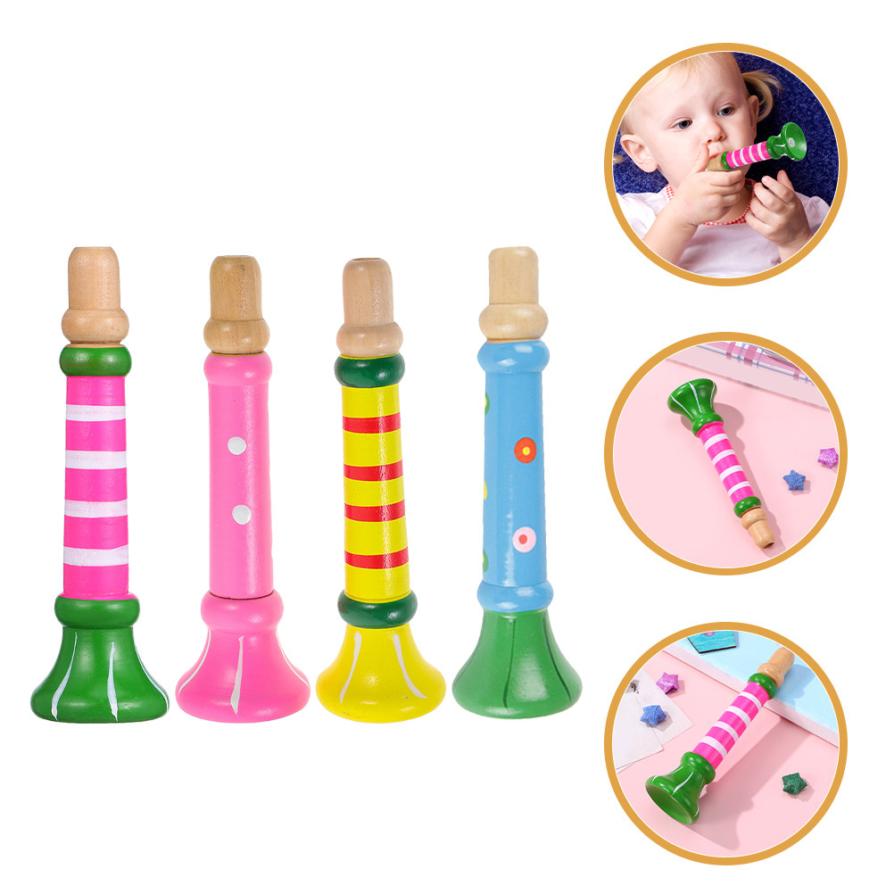4 قطع من آلات النفخ الخشبية ال - مراجعة Musical Instrument For Toddlers وسعره