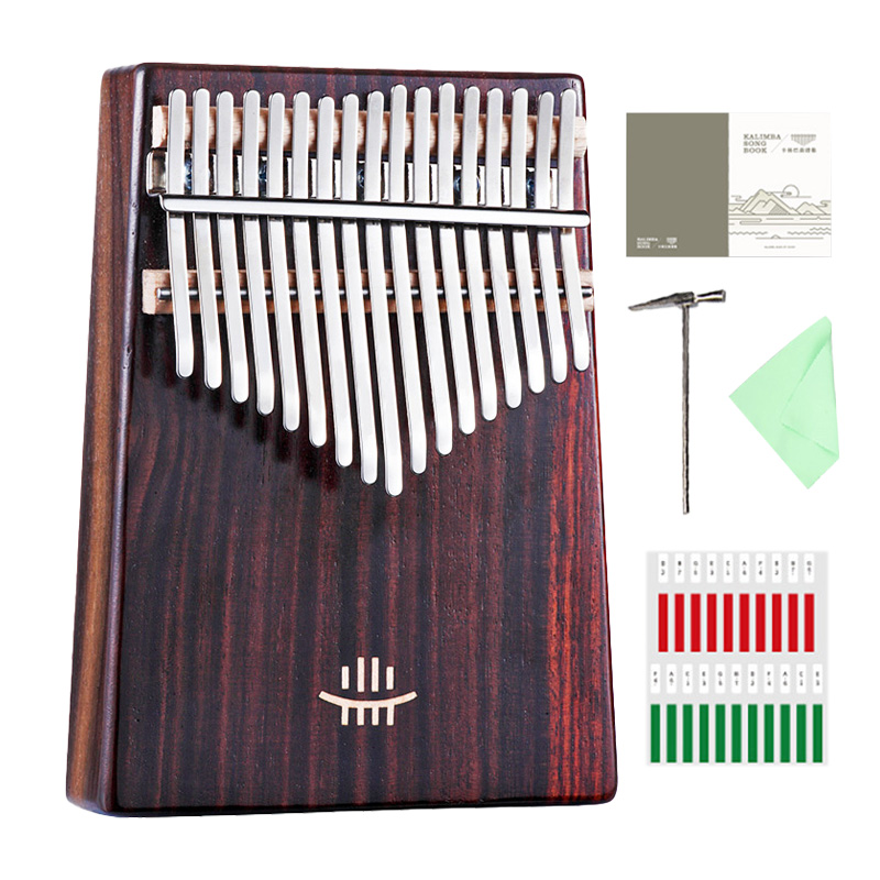 جيتار كاليمبا 17 مفتاحًا مع 21 - مراجعة Musical Instrument For Beginners وسعره