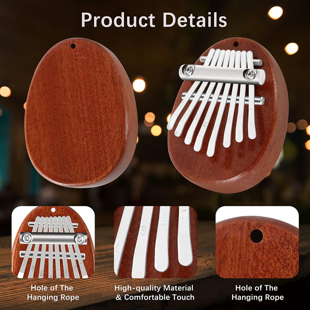 كاليمبا صغيرة محمولة من الخشب  - مراجعة Musical Instrument Balalaika وسعره