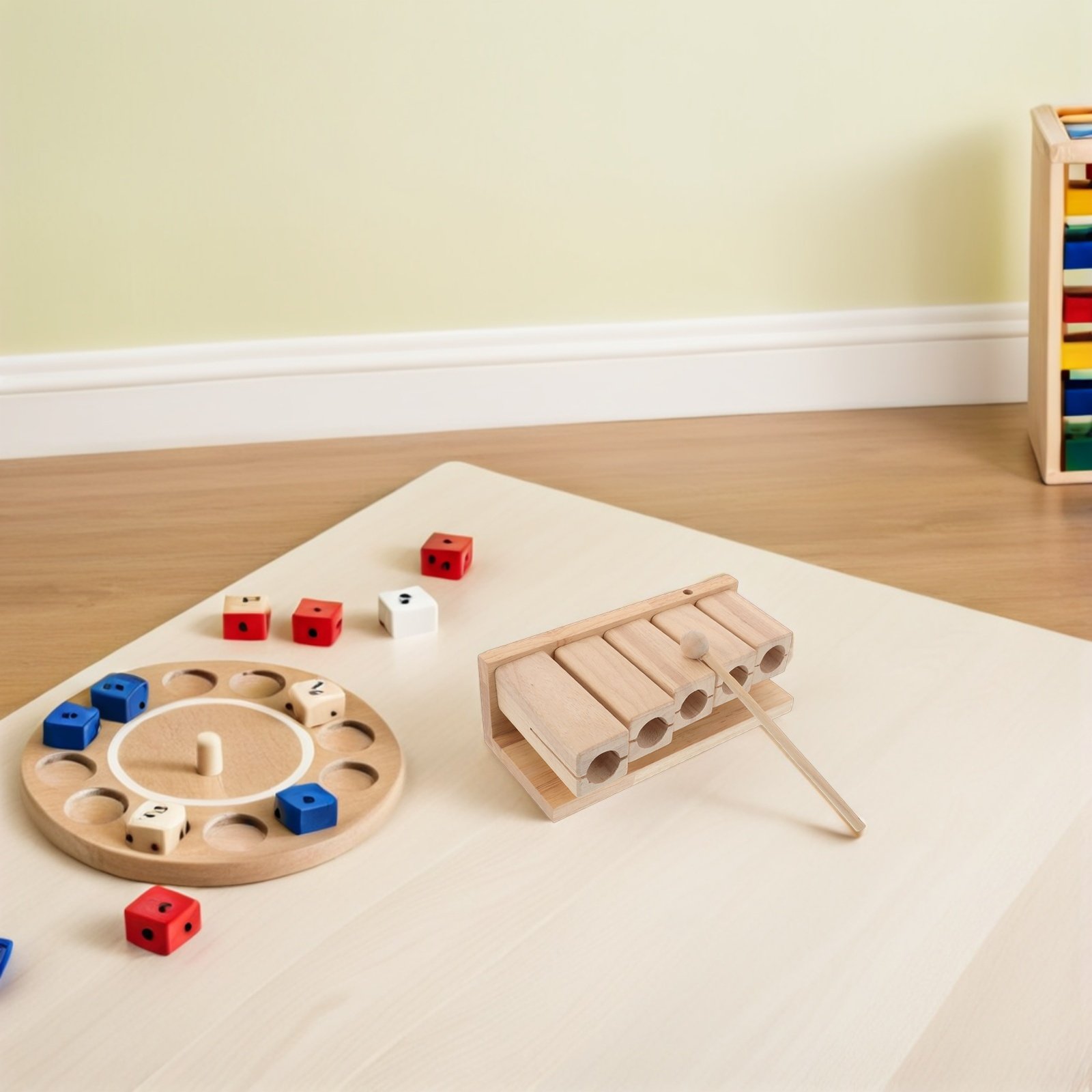 آلة إيقاع خشبية بخمسة نغمات طب - مراجعة Musical Instrument Family وسعره